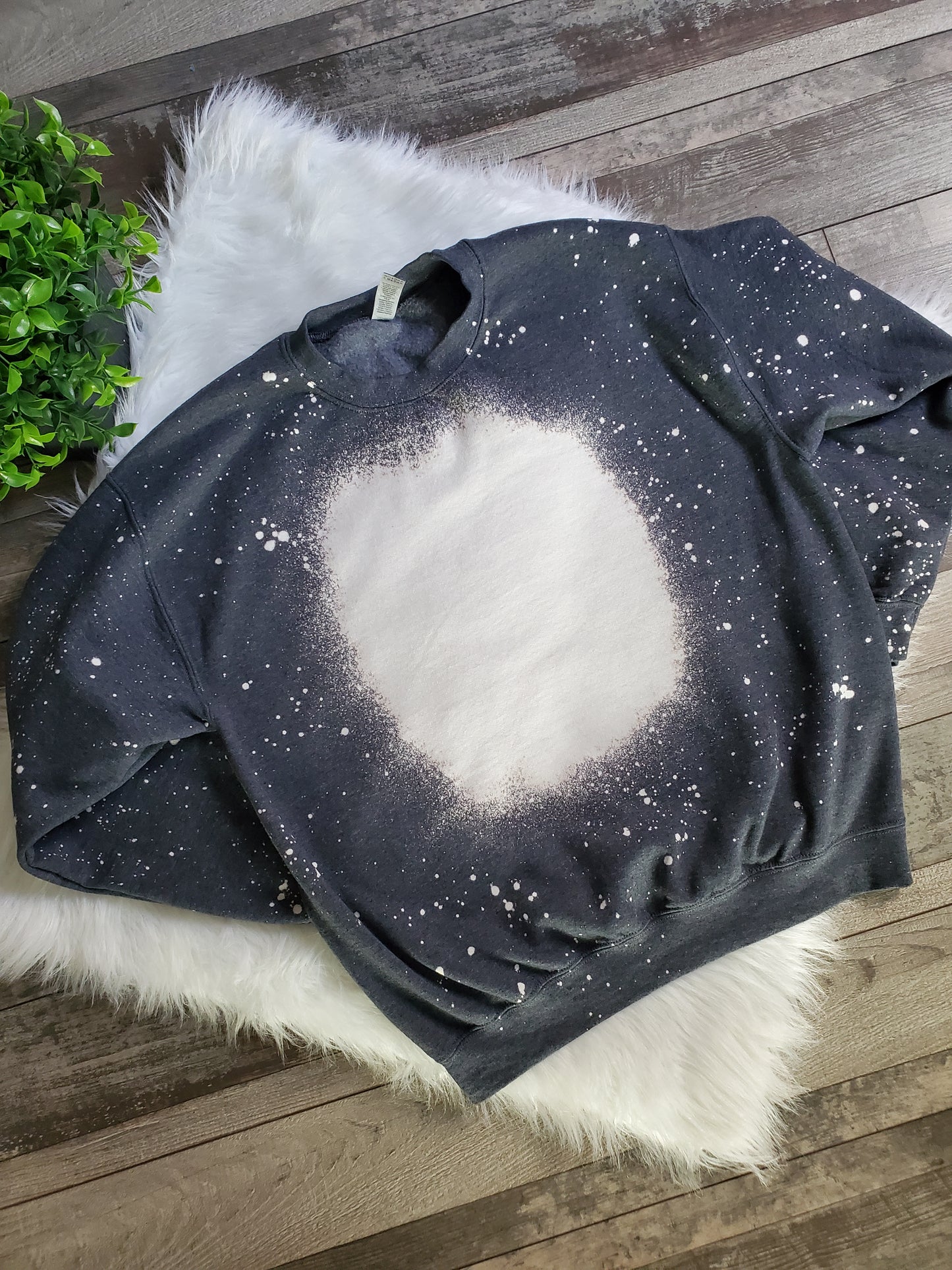 Bleached Sweatshirt "NO PRINT"