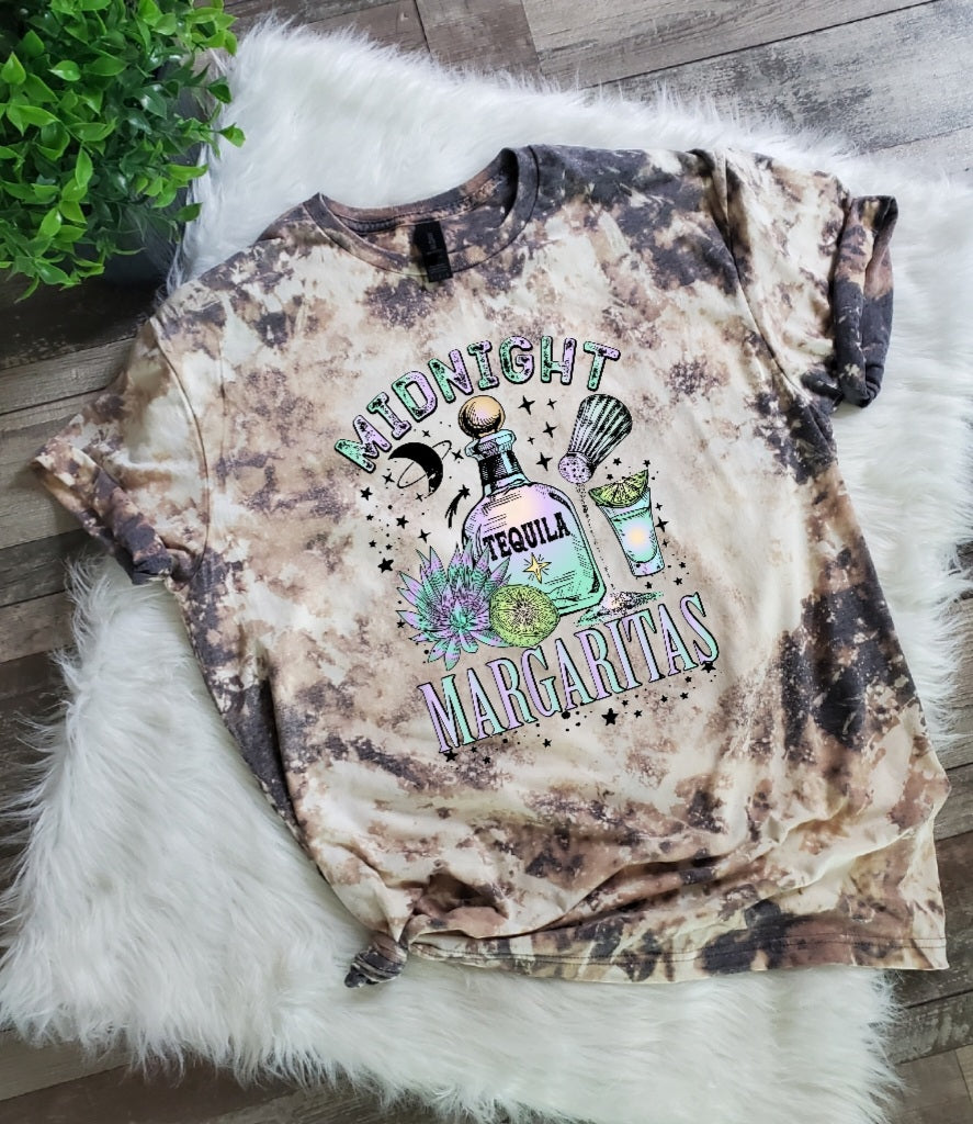 Midnight Margaritas Bleached Tee