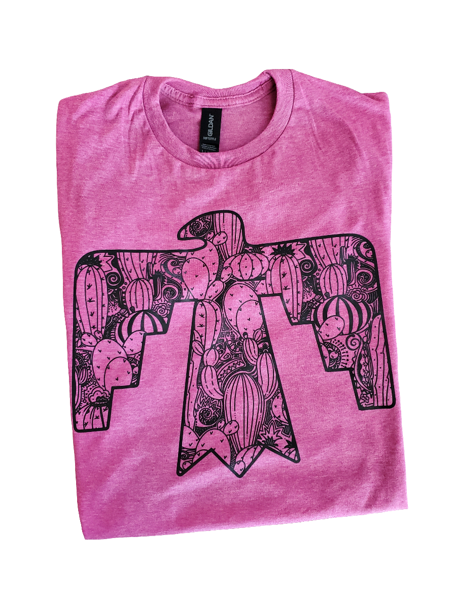 Cactus Thunderbird Screen Print Tee