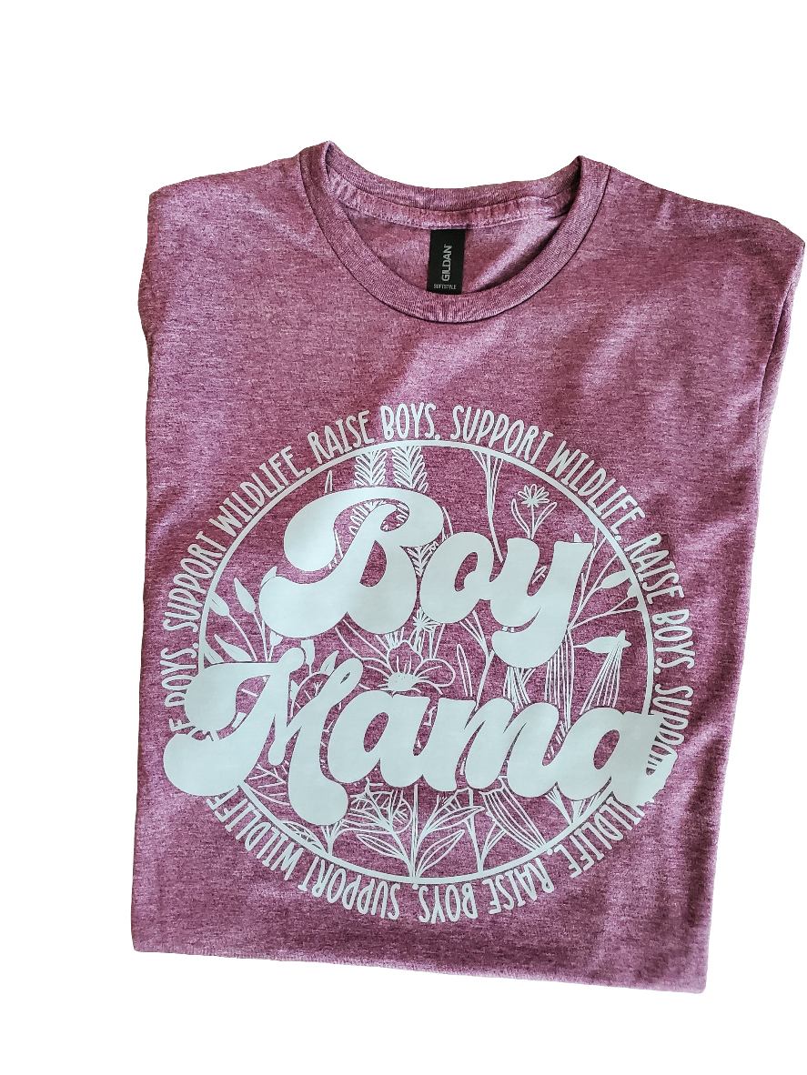 Boy Mama Screen Print Tee