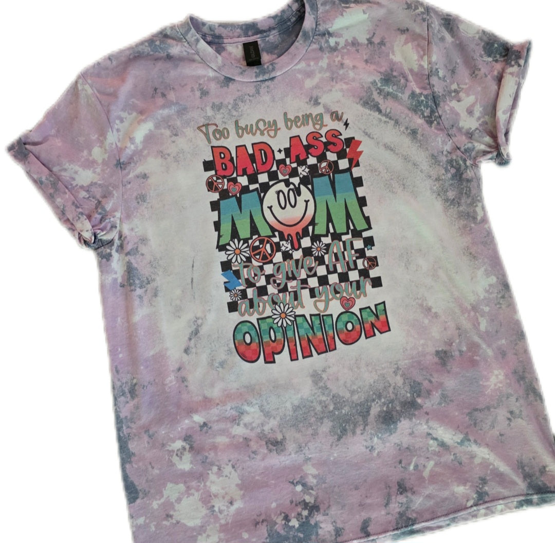 Badass Mom Bleached Tee