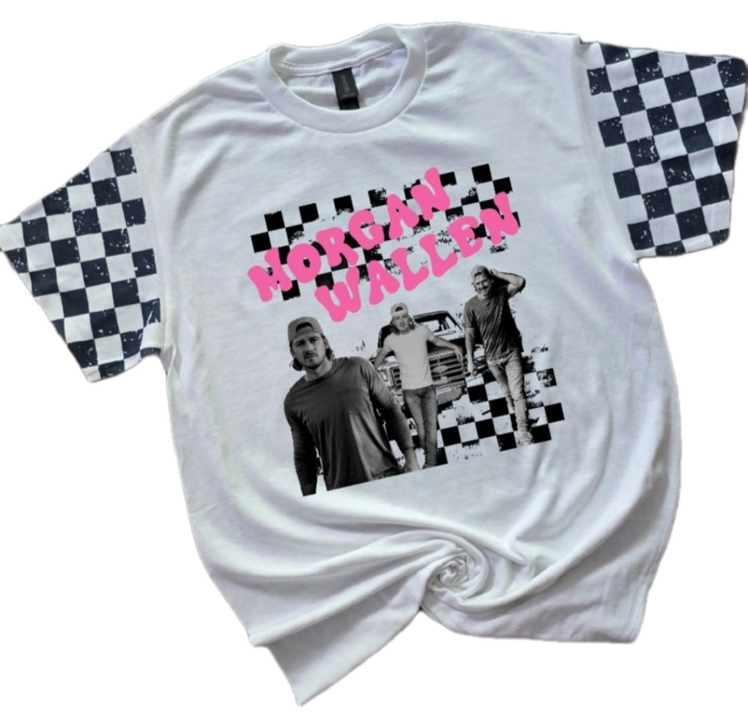 Morgan Checkered Tee