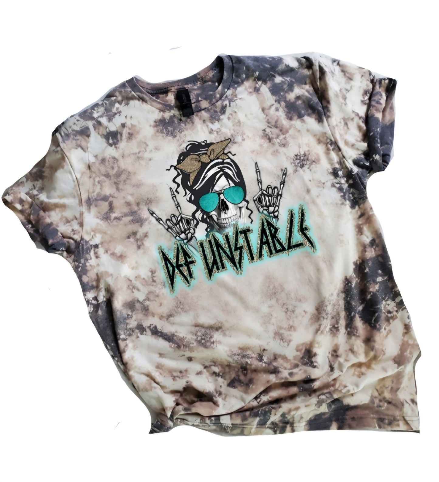Def Unstable Bleached Tee