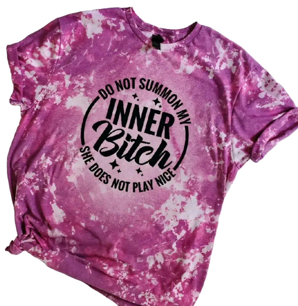 Inner Bitch Bleached Tee