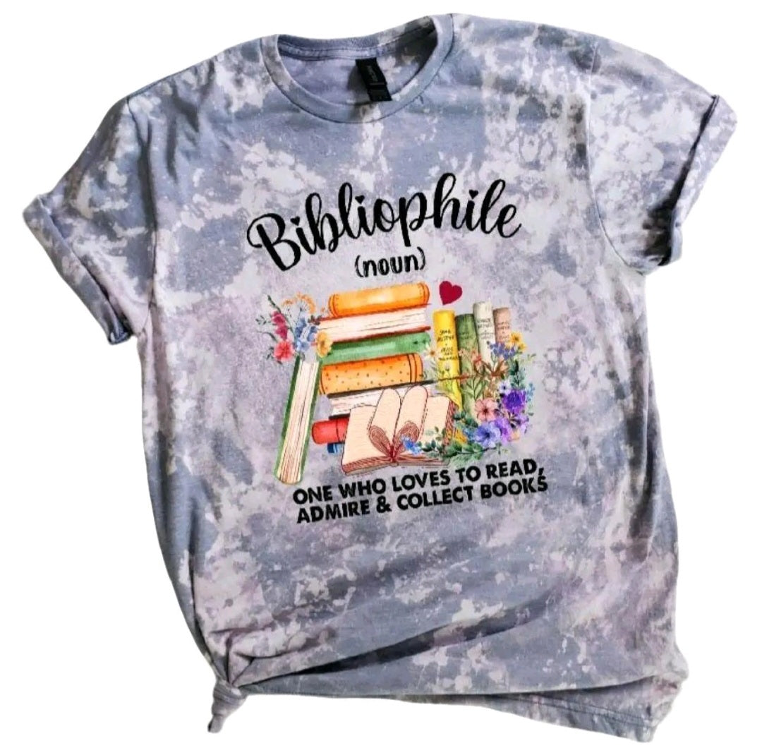 One Who Loves To Read Bleached Tee