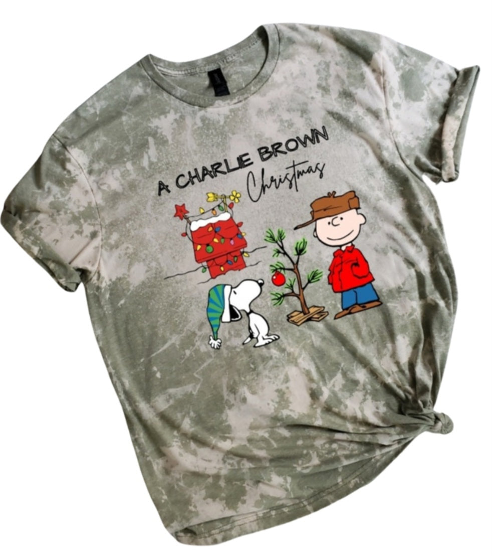 A Charlie Brown Christmas Bleached Tee