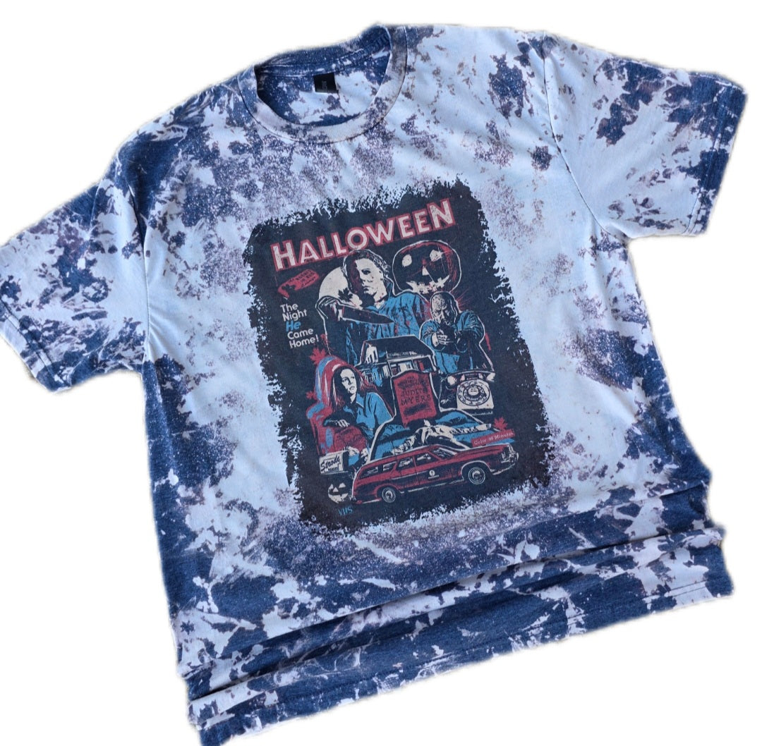 Halloween Michael Myers Bleached Tee