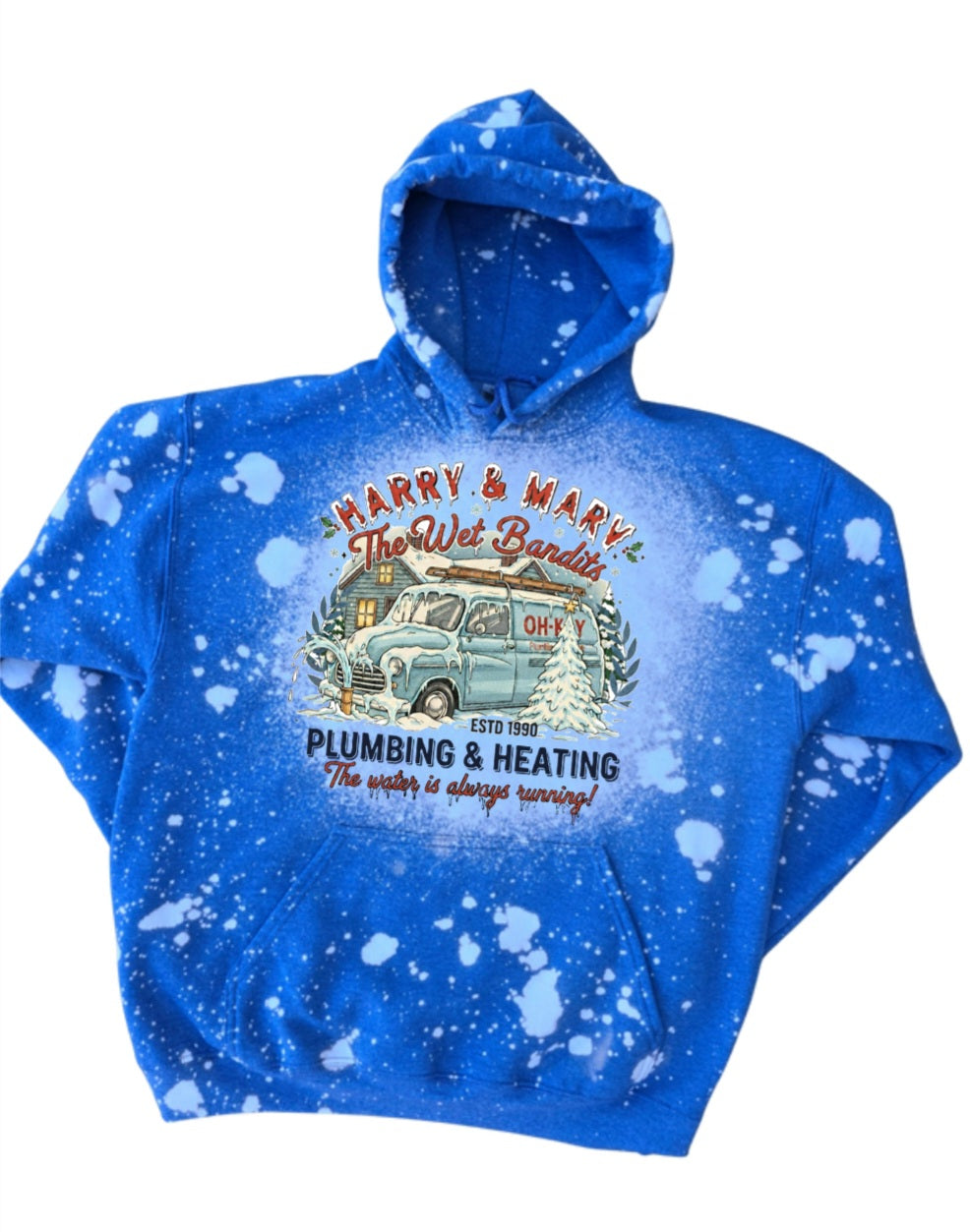 Harry & Mary The Wet Bandits Christmas Home Alone Hoodie