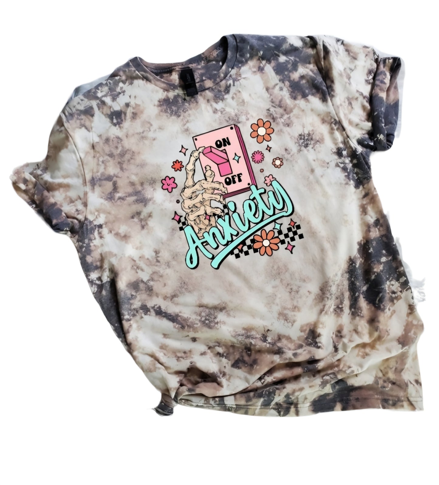 Anxiety On Bleached Tee