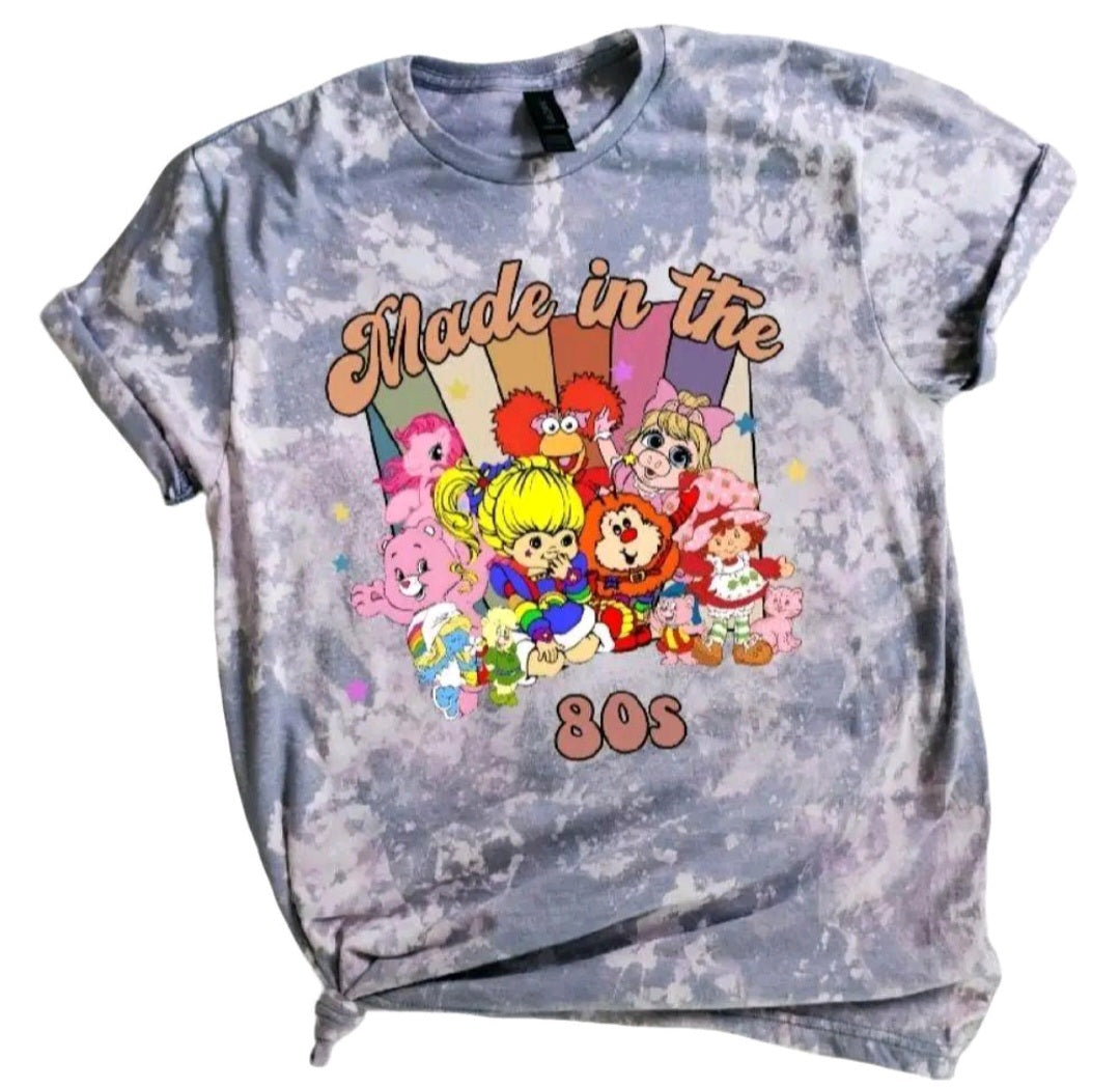 80's Cartoon Bleached Tee
