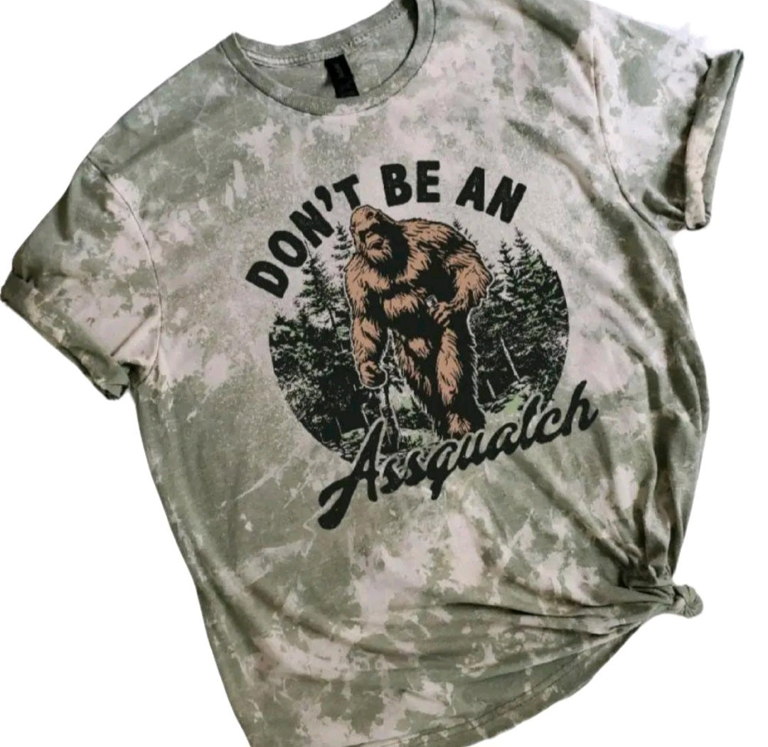 Don't Be Assquatch Bleached Tee