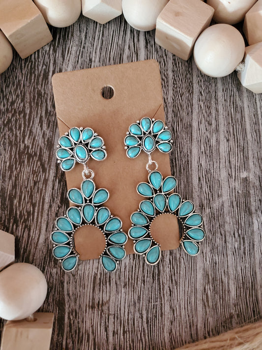Turquoise Fashion Earrings