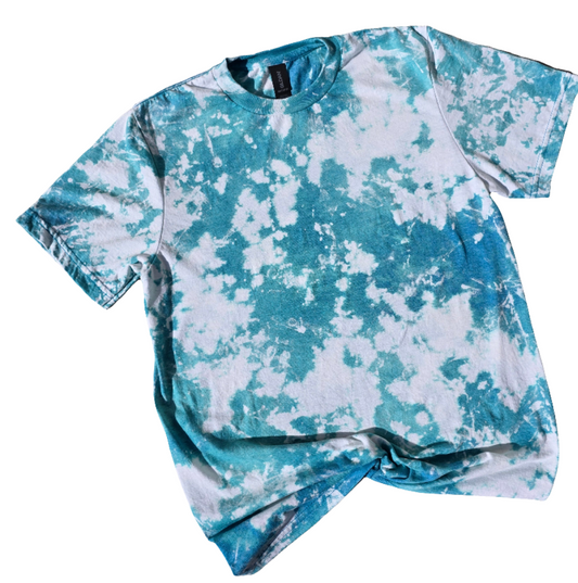 Acid Washed Bleached Tee "NO PRINT"