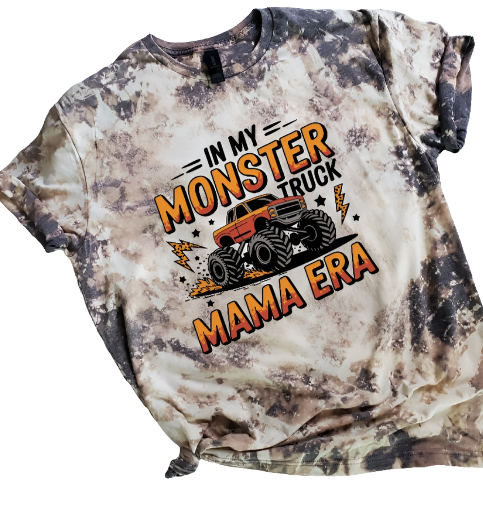 In My Monster Mama Era Bleached Tee