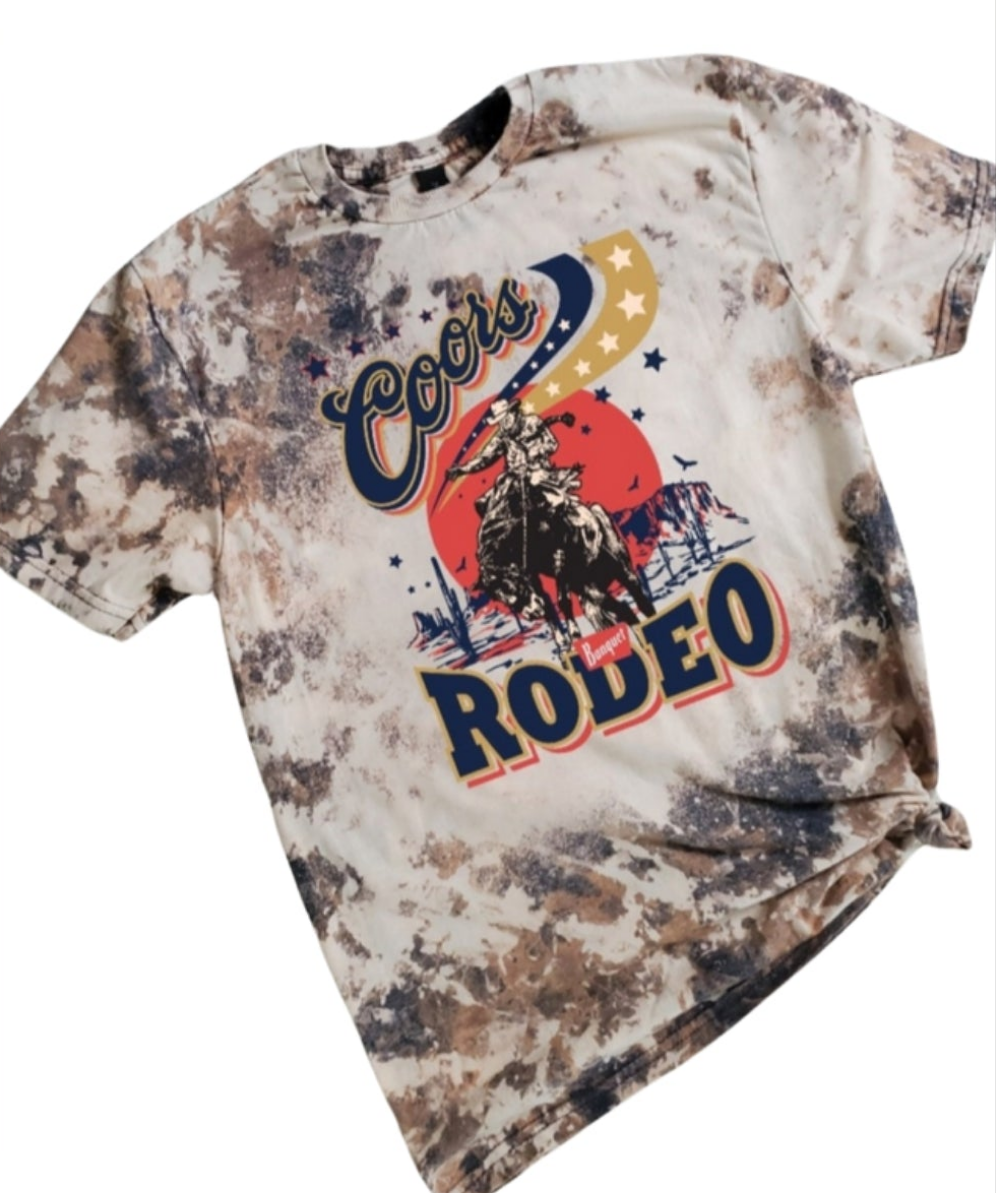 Coors Rodeo Cowhide Bleached tee