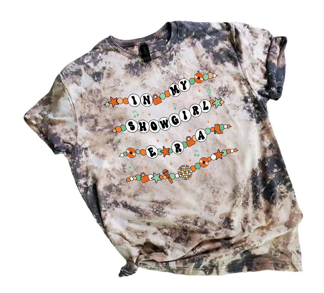 Taylor S Bleached tee In my showgirl era