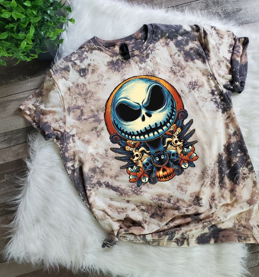 Halloween Bleached Tee