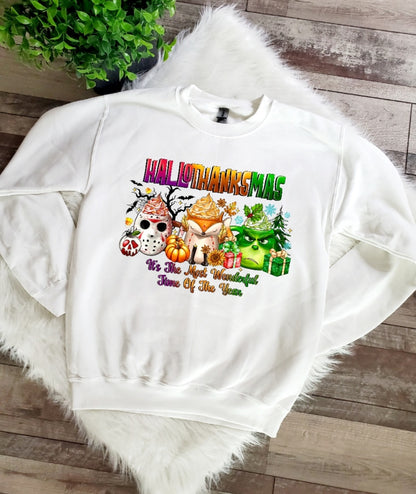 Happy Hallothanksmas Sweatshirt
