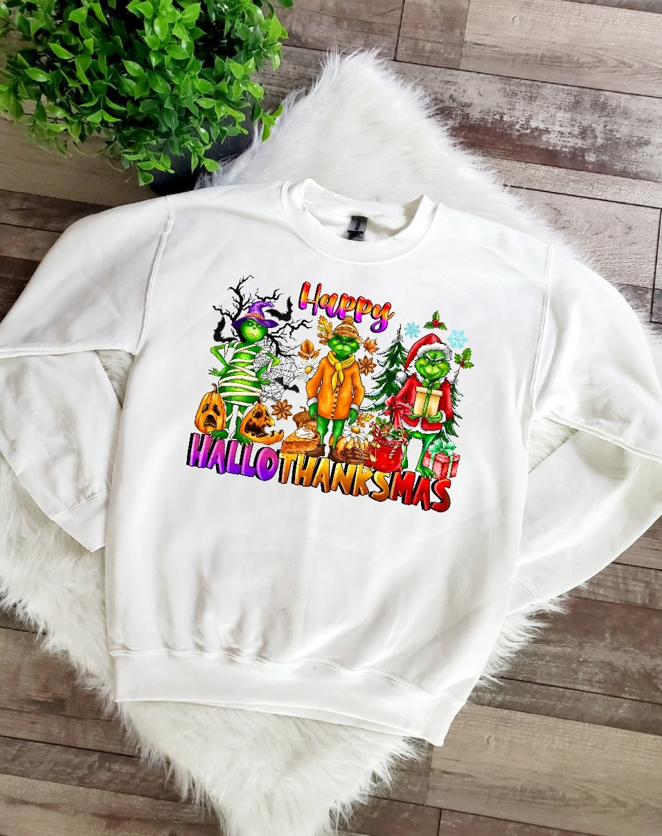 Happy Hallothanksmas Sweatshirt