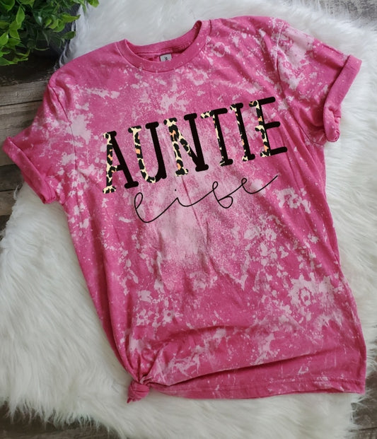 Auntie Life Bleached Tee
