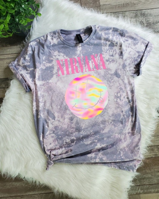 Nirvana Bleached Tee