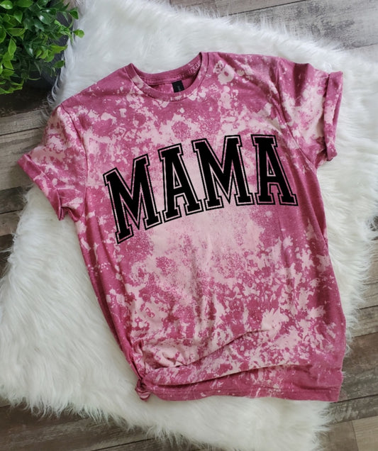 Mama Varsity Bleached Tee