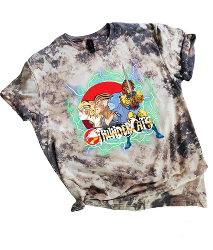 Thunder Cats Characters Bleached Tee