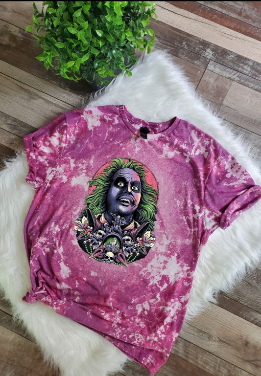 Beetle Juice Bleached Tee