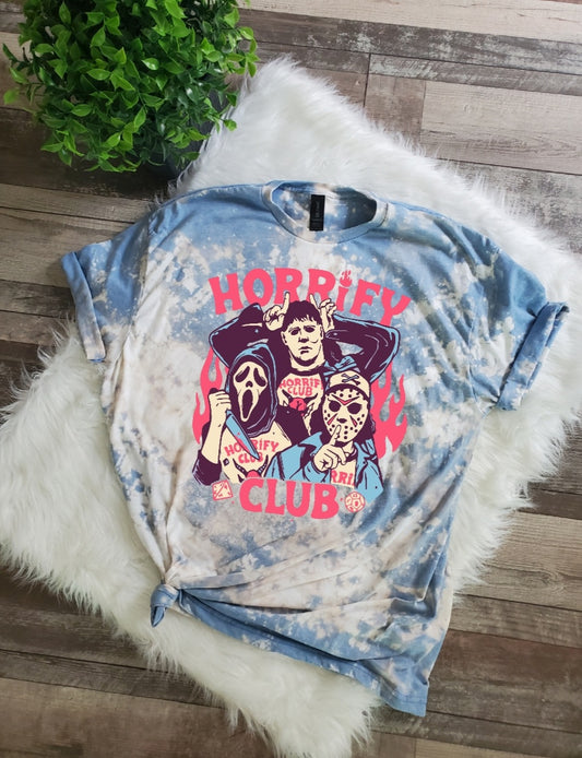 Horrify Club Bleached Tee