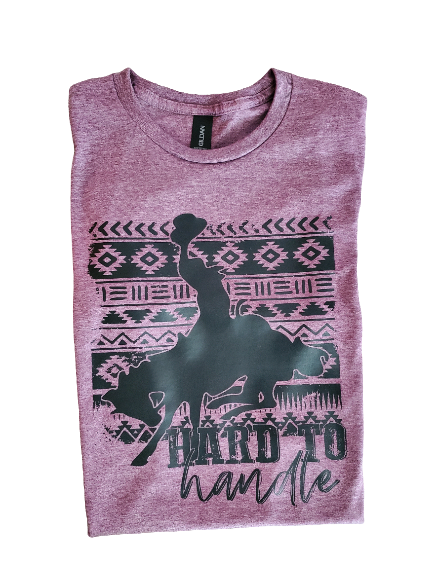 Hard To Handle Aztec Screen Print Tee