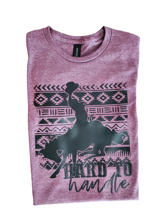Hard To Handle Aztec Screen Print Tee
