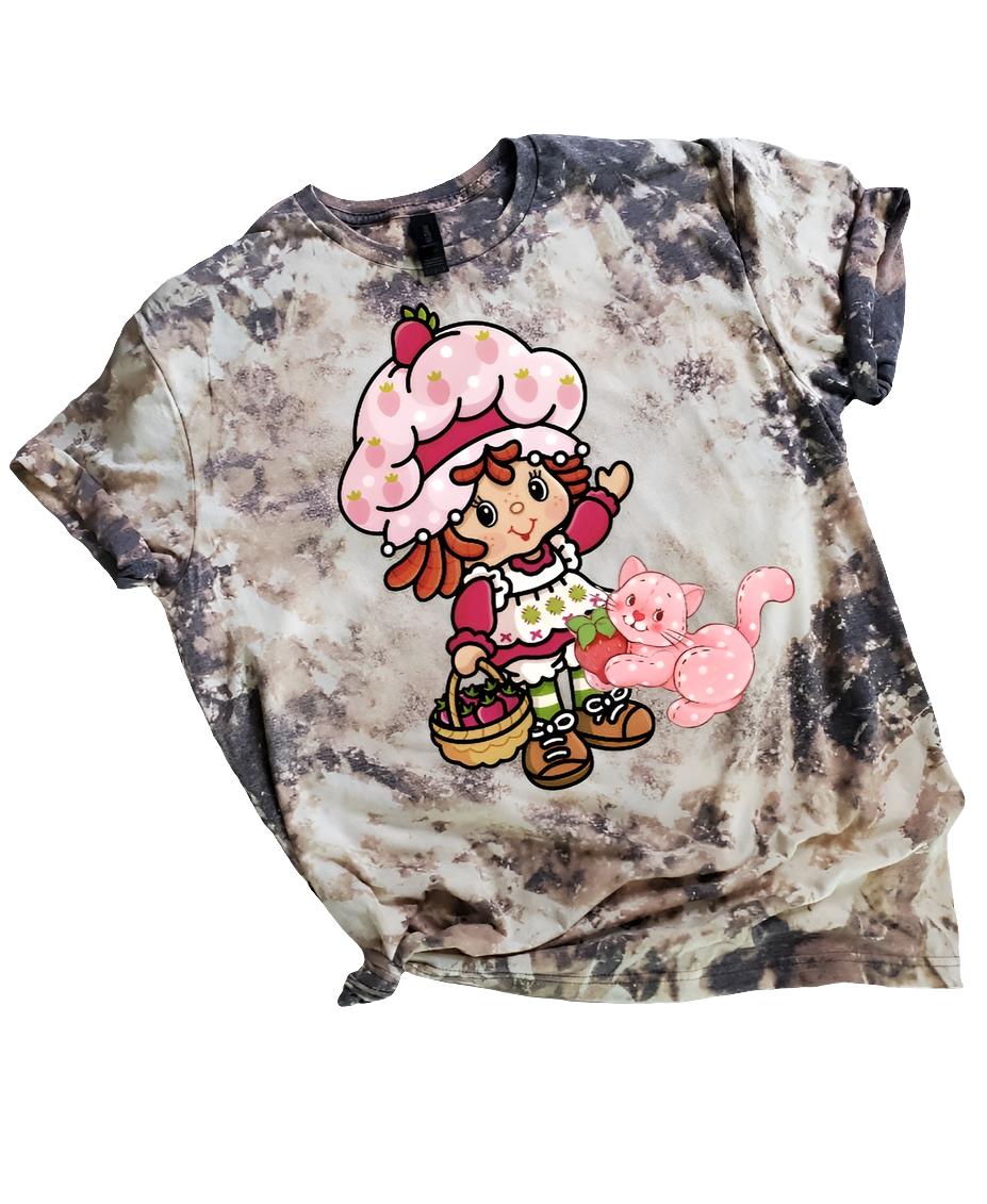 Strawberry Shortcake Bleached Tee