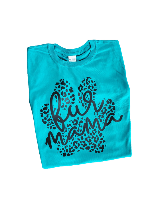 Fur Mama Paw Screen Print Tee