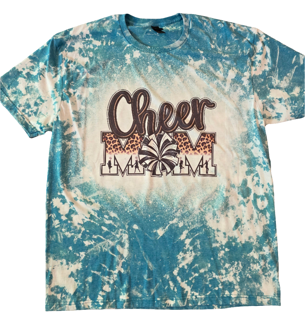 Cheer Mom Bleached Tee