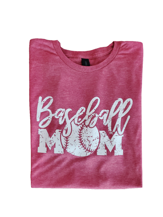 Baseball Mama Screen Print Tee