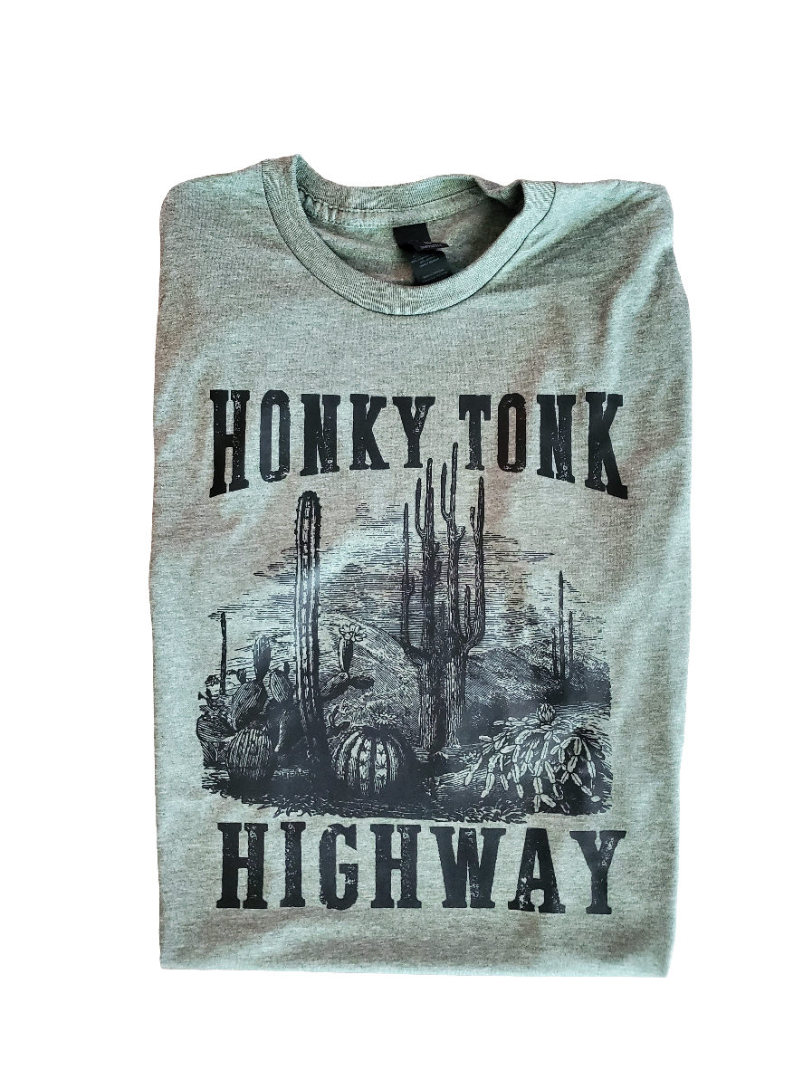 Honky Tonk Highway Screen Print Tee