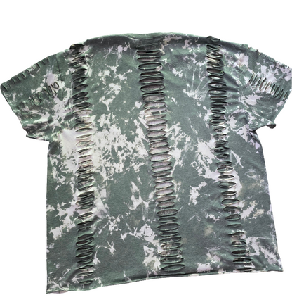 Johnny Cash Cut Style Bleached Tee