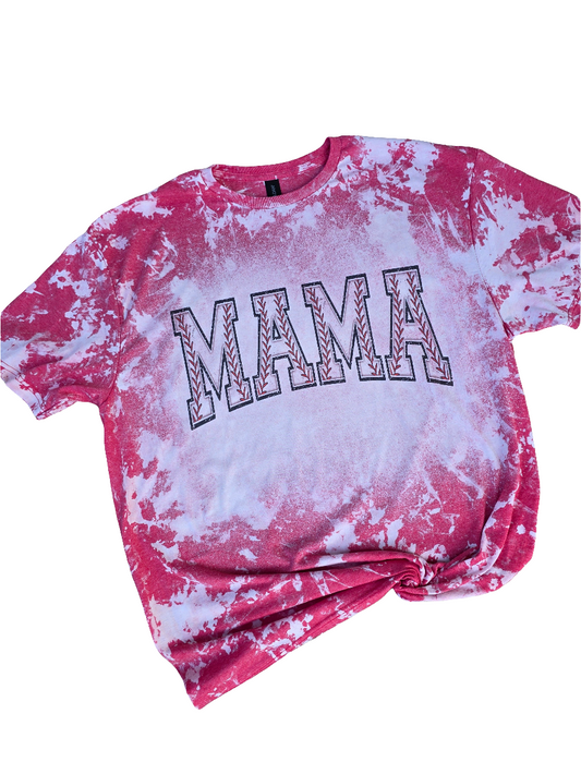 Baseball Mama Bleached Tee
