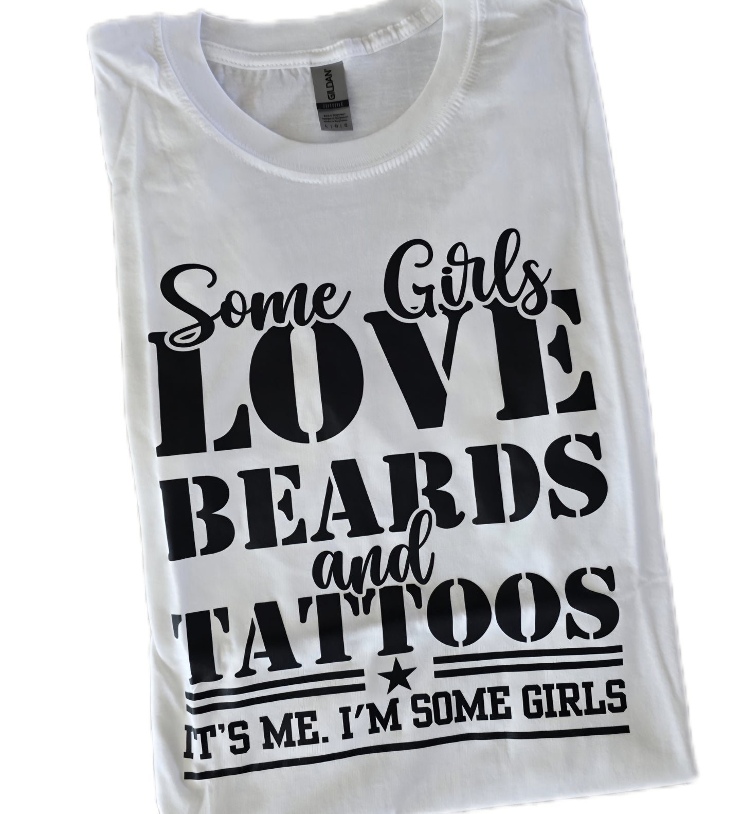 Beards and Tattoos Screenprint Tee