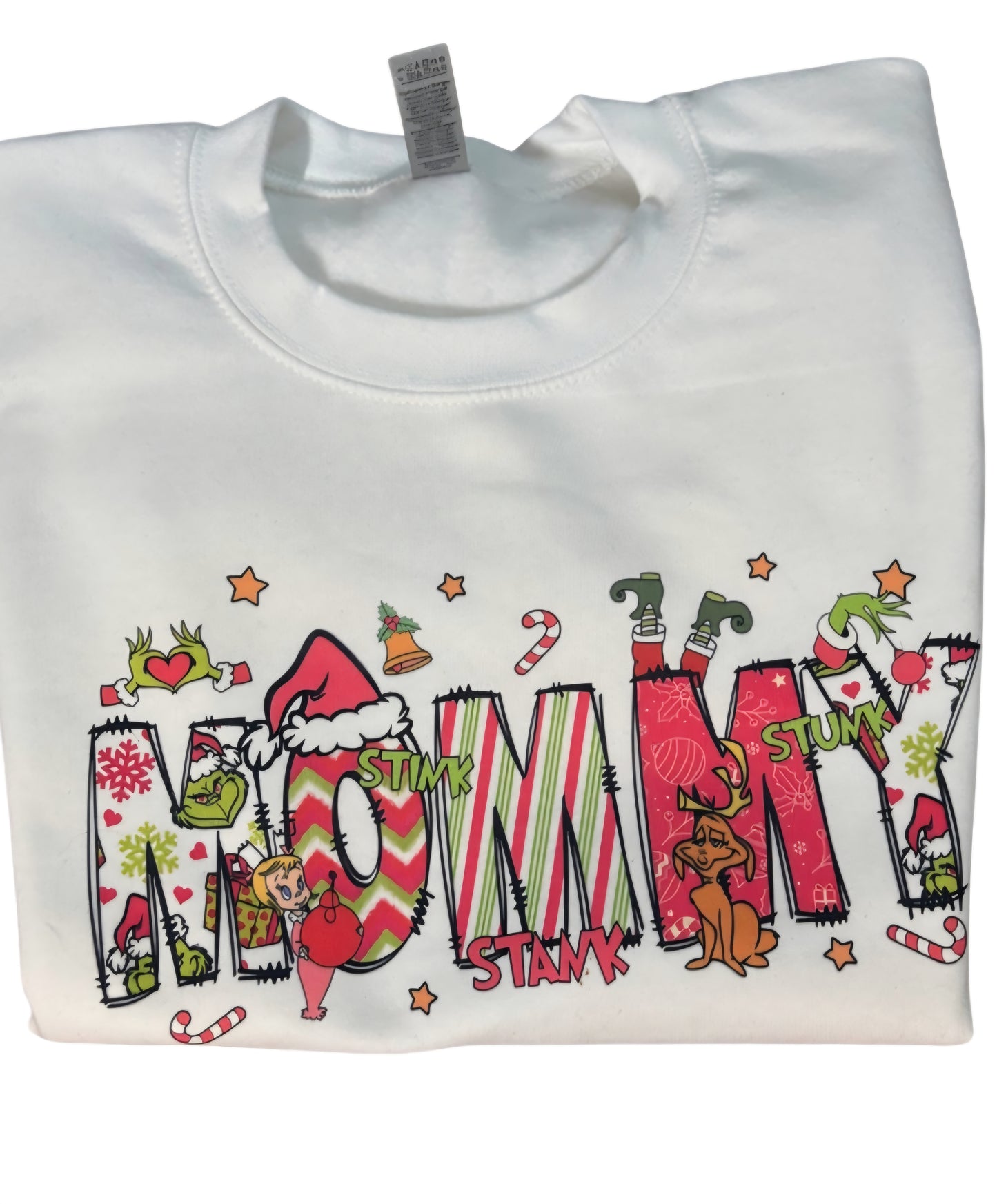 Grinch Sweatshirt with Custom Names
