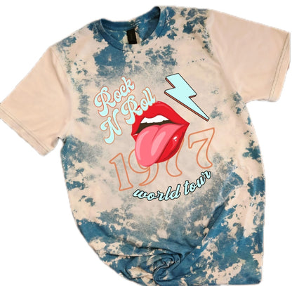 Rock N Roll Bleached Tee