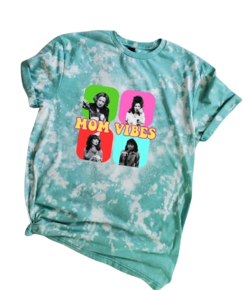 Mom Vibes Bleached tee