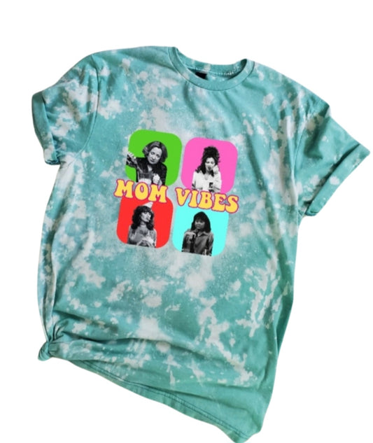 Mom Vibes Bleached tee
