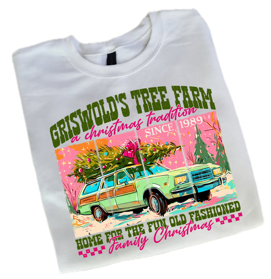 Griswold's Tree Farm Preppy Sweatshirt