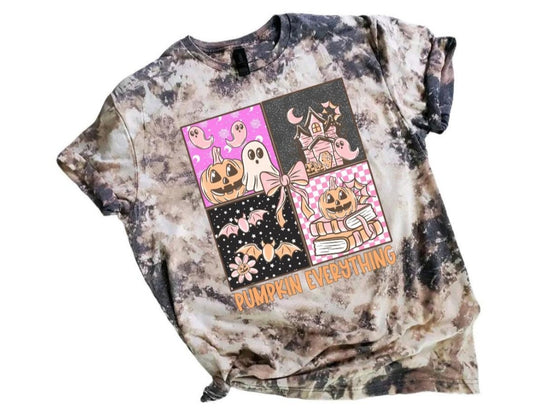 Pumpkin Everything Bleached Tee