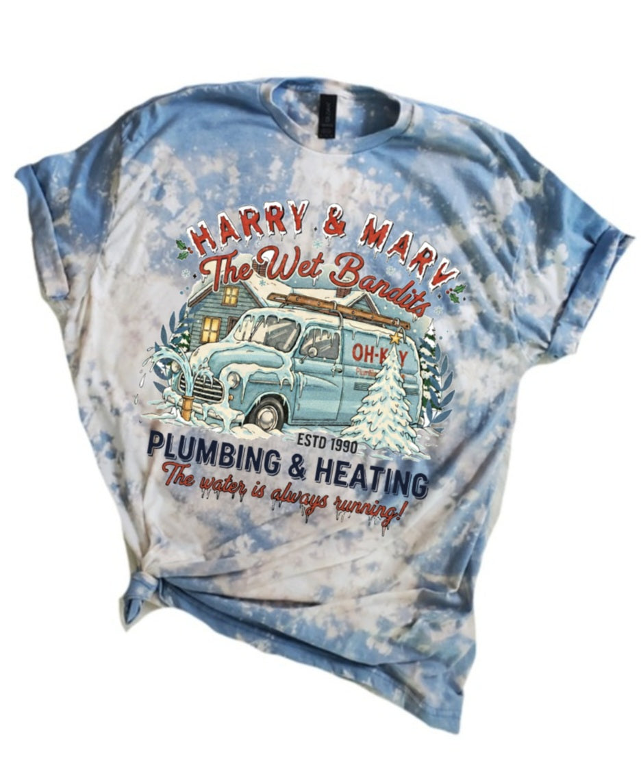 Harry & Mary Home Alone Bleached Tee