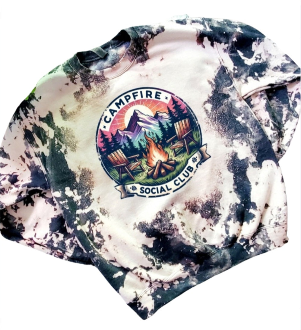 Campfire Social Club Bleached Sweatshirt