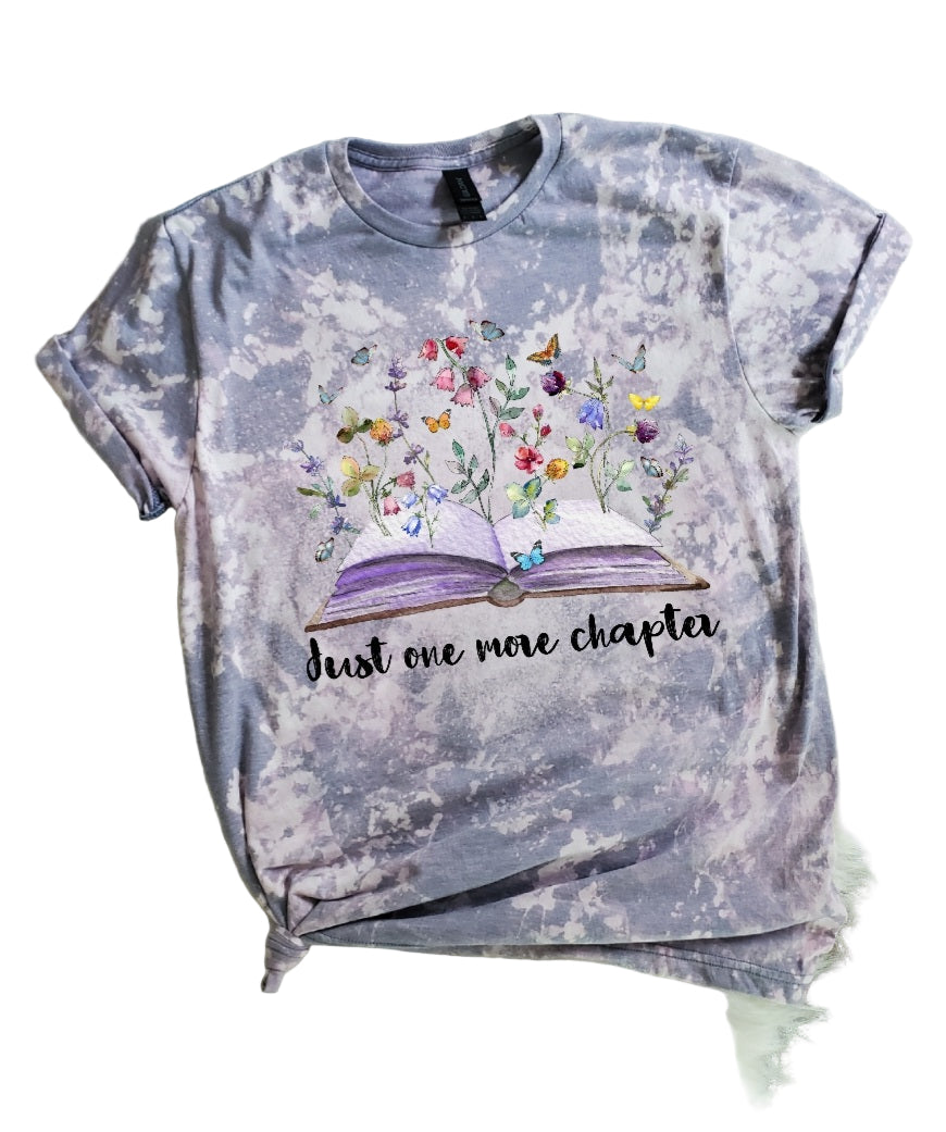 Just One More Chapter Bleached Tee