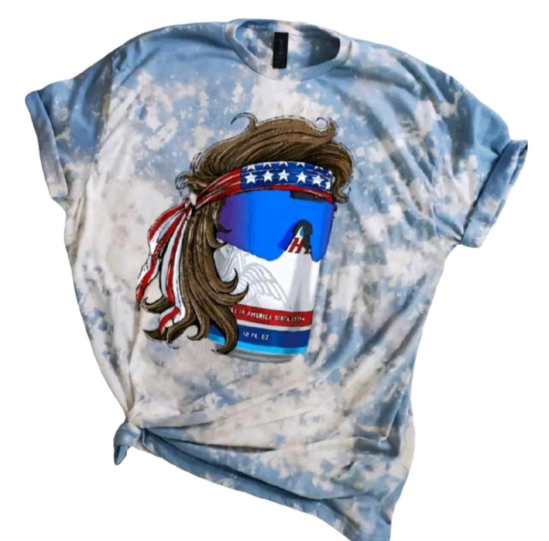 Mullet Bush Light Bleached Tee