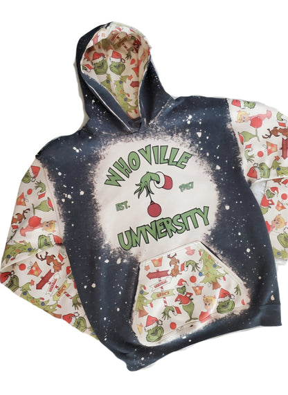 Whoville University Bleached Hoodie